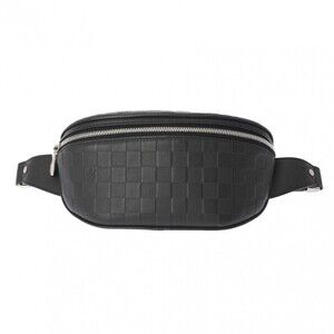 Louis Vuitton Damier Infini Bum Bag Onyx Black Leather Body